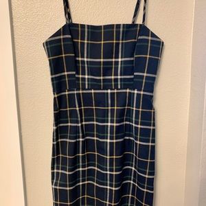 Plaid Mini Dress